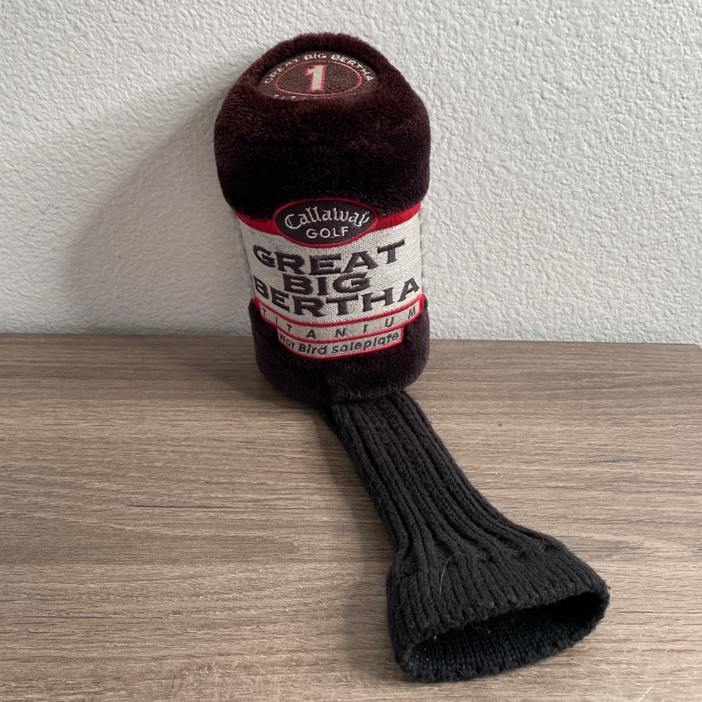 Callaway Great Big Bertha Titanium Warbird Soleplate Driver Head Cover